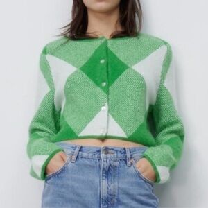 Zara cardigan sweater, M